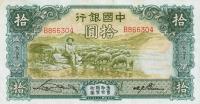 p73a from China: 10 Yuan from 1934